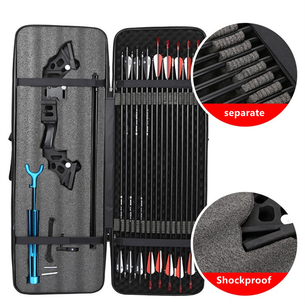 Boîte tactique Box's Suitcase Fishing Gear Gun Toolbox Bow Arrow Case Cosmetic Case Storage Pack de sécurité Sacs imperméables Sacs imperméables