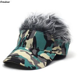Tactical camo caps perruque de baseball coiffure coiffure coiffure intégrée de visières intégrées hommes femmes chapeaux de danse de rue hiver printemps gorras