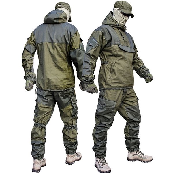 Camuflaje táctico Mege Militar Rusia Combate Uniforme Conjunto Ropa de trabajo Al aire libre Airsoft Paintball CS Gear Uniforme de entrenamiento 220215