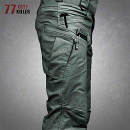 Tactical Cargo Broek Mannen Militaire Waterdichte Swat Combat Broeken Mannelijke Pocket Ademende Army Pant Mens Werk Joggers 211201