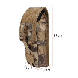 Couverture de pochette molle tactique 600d sac de téléphone mobile coque Military Tactical Camo Belt Pouch Sac Hot Vente