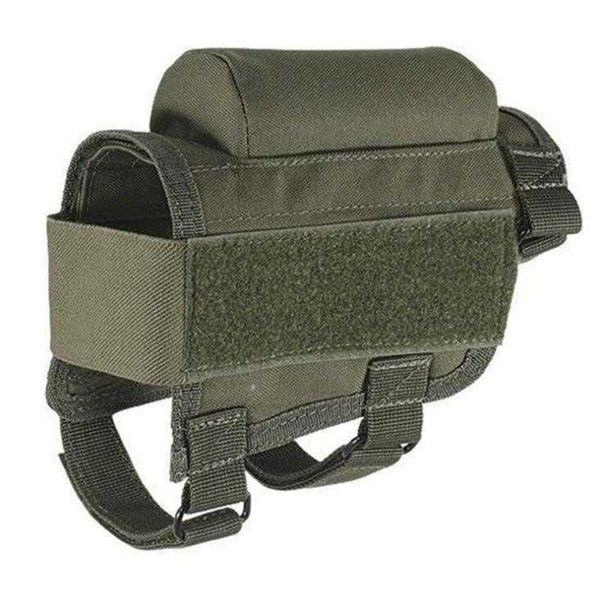 Reposacabezas táctico Rifle Francotirador Disparo Accesorios de caza Estuche para pistola Ejército Militar Funda para balas Nylon Munición Titular Bolsa Cartuchos Bolsa Accesorio