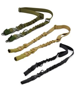 Combat tactique 2 points fusil fronde léger Durable en Nylon pistolet corde Airsoft sport chasse réglable élastique bandoulière for7148824