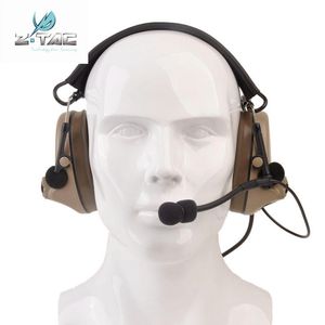 Auriculares tácticos Comtac II Softair, auriculares con reducción de ruido de aviación militar, Ztac 2, accesorios Z041