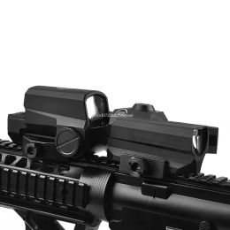 Vue tactique D-EVO à double amélioration CMR-W Rifle Rifle Scope 6x Magnificateur avec LCO Green Dot Set Set Reflex Sights Hunting