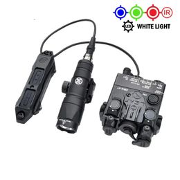 Tactique DBAL-A2 rouge vert bleu IR point visée Laser M300 M300A Mini Scout lumière Airsoft lampe de poche accessoire