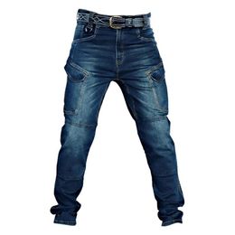 Tactische Denim Broek Militaire Multi-pocket Elasticiteit SWAT Combat Jeans Heren slijtvaste Cargo Cowboy Broek Pantalon Homme M193F