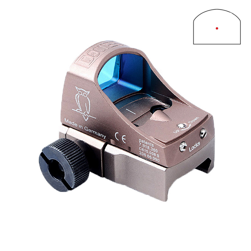 Taktik Docter Red Dot Optik Sight Kompakt Tabanca 3 MOA Tüfek Kapsamı Otomatik Parlaklık Docter III Refleks Sight Işaretleri Ile