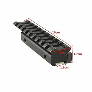 Tactische Zwaluwstaart Scope Extend Mount 11mm tot 20mm Picatinny Weaver Rail Adapter Past zwaluwstaart 11mm rail2843068291S