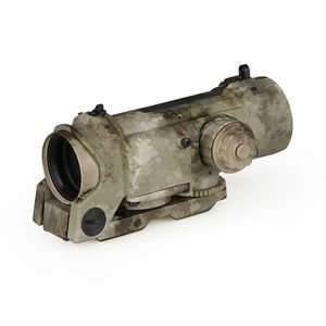 Jachtbereik tactische DR 4x vaste vergroter dubbele rol optisch geweerjacht scope 4x32 verlichte mil-dot scope pasvorm 21 mm wever picatinny rail CL1-0058AT