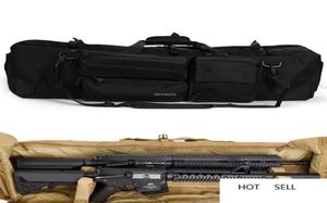 Tactical Dual Gun Bag Hunting Sniper rugzak dubbele geweer draagtassen voor M249 M16 AR153767908
