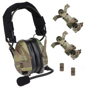 Tactical Earphone Noise Reduction Tactical Bluetooth Headset OPS Core ARC Wendy M-LOK Helmet Hunting Shooting Tuning Noise Cancelling Headphones 230621