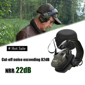 Écouteur tactique Réduction du bruit de l'oreille tactique Impact Protection auditive Cache-oreilles Électronique Chasse Tir Cache-oreilles Casque pliable 230621