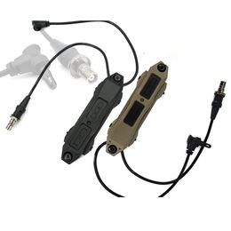 Tactical Augmented Crane Plug En SF Plug Remote dual switch Druk voor Mawl C1 Laser En M600 M300 Flashligh