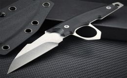 Tactical Fixed Blade Edc Knives 7cr13mov Sharp Blade G10 Gatles sur la survie