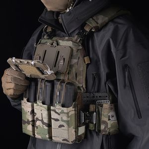 Board de navigation plié tactique Airsoft Accessoires de chasse Soupchage pour le gilet de téléphone Army Wargame 240430