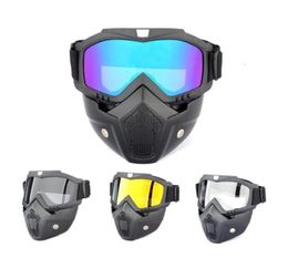 Tactical Full Face Goggles Kids Water Soft Ball Paintball Airsoft CS Toys Guns tire des jeux Protection pour Nerf Windproof Mask187184168