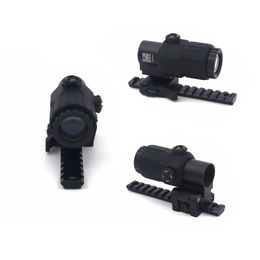 Táctico G33 G43 3x Magnificador Mayor Mayor con interruptor a STS STS QD Mount Fit para 20 mm Picatinny Rifle Rifle Gunsight