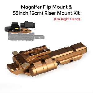 Scope Mounts Tactical G33 Mounts Magnifier Flip-To-Side Quick Detach with 5/8