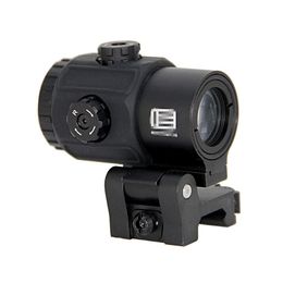 Tactical G43 3x Magnifier Optics Rifle Magnification du fusil Télescope avec interrupteur à STS STS Détachement rapide QD FIT 20 mm Rail de tisserand 295K