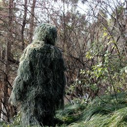 Vêtements tactiques ghillie ensemble de 5 pièces vêtements de camouflage vêtements de camouflage militaire champ CS ensemble de vêtements de tireur d'élite de combat PF