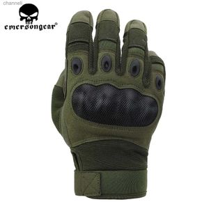 Guantes tácticos Emersongear Todo entrenamiento con los dedos Deporte Escalada Tiro Caza Ciclismo Completo Antideslizante EM9347 YQ240328