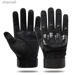 Tactische Handschoenen Lange Vinger Speciaal Touch-ontwerp Buitenventilator Klimmen Combat Rijden Fietsen Antislip Fitnesshandschoen YQ240328