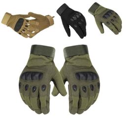 Guantes tácticos para deportes al aire libre, guantes tácticos de combate con dedos completos, resistentes al deslizamiento, guantes de ciclismo de tortuga de fibra de carbono 7582320