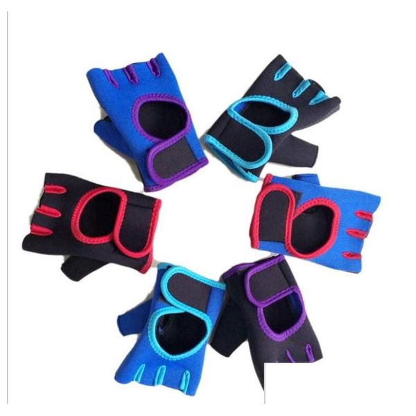 Guantes tácticos Deportes Fitness Gimnasio Medio Dedo Guante Levantamiento de pesas Ejercicio Entrenamiento Mtifunción para hombres Mujeres Mittens Drop Entrega A Dhrtd