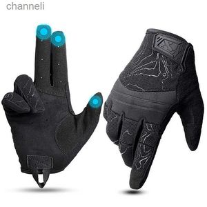 Gants tactiques sport plein air alpinisme équitation protection moto motard hiver doigt complet YQ240328