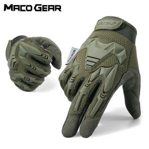 Tactische Handschoenen Tactische Handschoenen Camo Militair Leger Fietshandschoen Sport Klimmen Paintball Schieten Jagen Rijden Ski Lange Vinger Wanten Heren zln231111