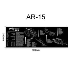 Tactisch pistoolreiniging Rubberen Mat Muiskussen voor AR15 AK47 REMINGTON870 GLOCK 1911 BERETTA 92 P320 CZ-75 CZ Shadow 2 Sa HK USP