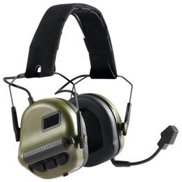 Casque tactique sans suppression du bruit, version casque tactique, casque antibruit, utilisation avec casque walkie PTT 240108