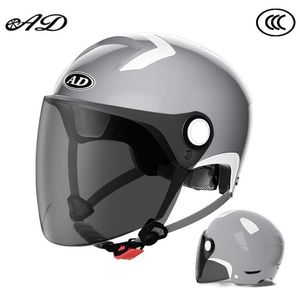 Casques tactiques AD Casques de moto pour adultes Été Vélo électrique Protection solaire Casco Moto Demi-casque Casquette de sécurité unisexe Livraison gratuiteHKD230628