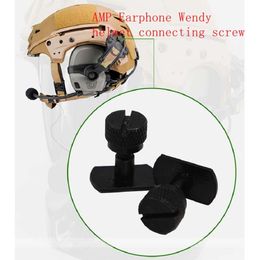 Tactische helmen AMP Ruisonderdrukking Headset Team Wendy Helmverbinding Schroeven Opties 230713