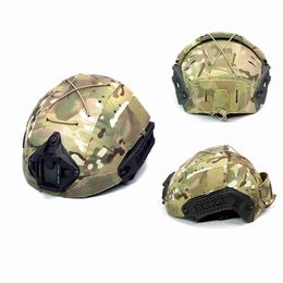 Tactische Helmen DMGear Tactische Jacht Originele Outdoor Camouflage Helm Cover Doek AF Beschermhoes WarGame Outdoor ProductenHKD230628