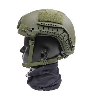 Cascos tácticos Casco RÁPIDO Casco militar Airsoft MH Casco táctico Camuflaje Táctico al aire libre Painball CS SWAT Equitación Equipo de protecciónHKD230628