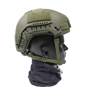 Cascos tácticos Protección de casco táctico rápido A prueba de explosiones Anticolisión 1.5 Kg Cs Fuerzas especiales Entrenamiento de campo Casco de ventilador del ejércitoHKD230628