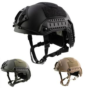 Cascos tácticos Casco Fast MH PJ Casco Airsoft Paintball Combate Deportes al aire libre Saltar Cabeza Equipo protector 231117