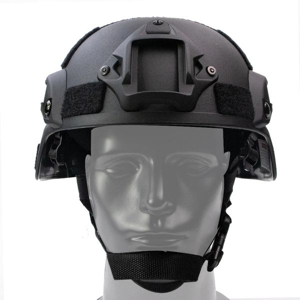 Cascos tácticos Casco MICH 2000 m Plástico ABS ACH ajustable con protección para los oídos Montaje NVG frontal y riel lateral 231113