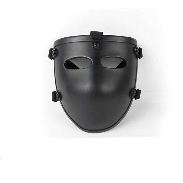 Casques tactiques IIIA.44 Masque pare-balles Demi-visage Casque tactique Protection contre les balles et écran facial en aramide PE à l'épreuve des épinesHKD230628