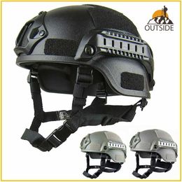 Casques tactiques Qualité Casque FAST léger MICH2000 Airsoft MH Casque tactique Outdoor Tactical Painball CS SWAT Riding Protect EquipmentHKD230628