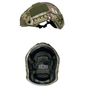 Casques tactiques casque rapide en fibre de verre tactique anti-déflagrant anti-crash 15 kg CS entraînement des Forces spéciales 231115