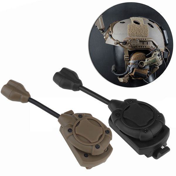 Casques tactiques Feux de signalisation Commutateur MPLS Système d'éclairage de personne modulaire Lumière à double mode pour casque militaire Airsoft Lampe de poche 230715