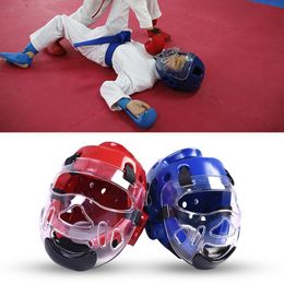 Casques tactiques Taekwondo Casque Adulte Enfants Arts Martiaux Lutte Visage Masque Tête Protéger Vitesse De Patinage Équipement Couverture 230726