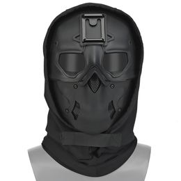 Tactische Helmen Wild Mask Hutning Full Face Outdoor Beschermende Airsoft Halloween Camouflage Fan Lichtgewicht Helm 230726