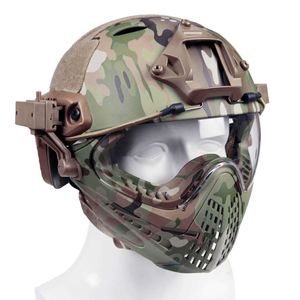 Casques tactiques WST Navigator Casque de protection de camouflage tactique Protecteur de tête tactique de chasse durable pour équipement Airsoft WargameHKD230628