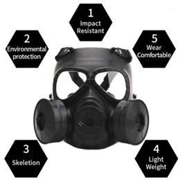 Tactical Hood 2021 Masque à gaz de style respiration Création Performance Performance Performance pour CS Field Equipment Cosplay Protection Halloween EV264Z