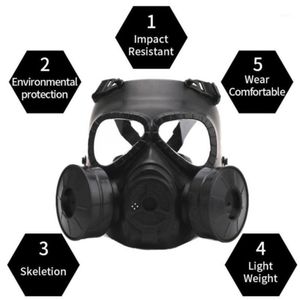 Capucha táctica 2021 estilo máscara de Gas respiración creativa puesta en escena Prop para equipo de campo CS protección de Cosplay Halloween Ev234C