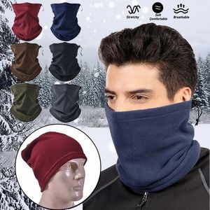 Tactische kap fleece nek warmere winter winddichte buis sjaal voor mannen bandana masker zachte halve gezicht cover snowboard gooier vrouwen 221201